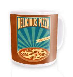 delicious pizza mugs